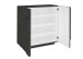 Schuhschrank >Piacenza< in Schiefer Nachbildung - 81x86x38cm (BxHxT)