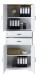 Aktenschrank >Jasmin< in Pinie hell - 86x204x38cm (BxHxT)