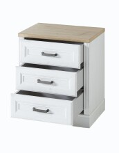 Rollcontainer >Jasmin< in Pinie hell - 54x62x39cm (BxHxT)