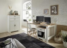 Rollcontainer >Jasmin< in Pinie hell - 54x62x39cm (BxHxT)