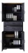 Regal-Set >Jasmin< in Graphit - 172x204x38cm (BxHxT)