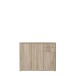 Kommode >Tembi< in Sonoma Eiche - 108,8x111,1x34,8cm (BxHxT)