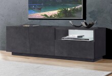 TV-Board >Viterbo< in Schiefer Nachbildung - 150x46x43cm (BxHxT)