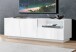 TV-Board >Viterbo< in Weiß-Hochglanz - 150x46x43cm (BxHxT)