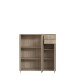 Kommode >Tembi< in Sonoma Eiche - 108,8x85,5x34,8cm (BxHxT)