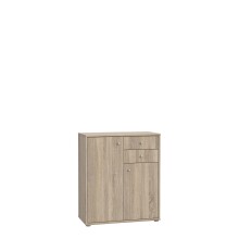 Kommode >Tembi< in Sonoma Eiche - 73,7x85,5x34,8cm...