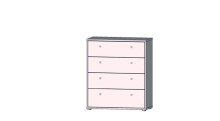 Kommode >Tembi< in Sonoma Eiche - 73,7x85,5x34,8cm (BxHxT)