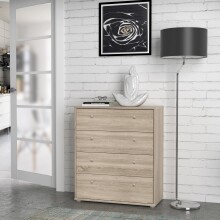 Kommode >Tembi< in Sonoma Eiche - 73,7x85,5x34,8cm (BxHxT)