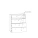 Kommode >Tembi< in Sonoma Eiche - 73,7x85,5x34,8cm (BxHxT)