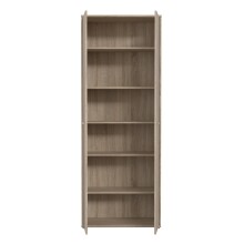 Aktenschrank >Tembi< in Sonoma Eiche - 73,7x197,5x34,8cm (BxHxT)
