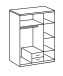 Kleiderschrank >Cheston< in Plankeneiche - 135x198x58cm (BxHxT)