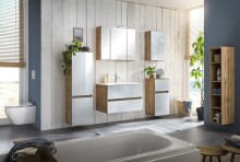 Seitenregal >Oulu< in Wotaneiche - 25x130x35cm (BxHxT)