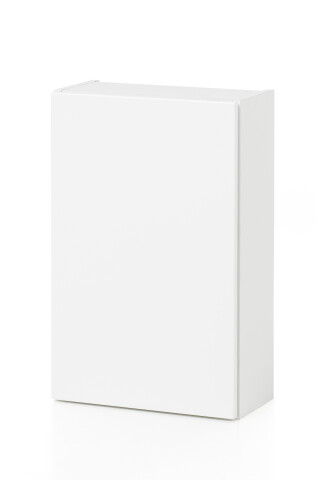Hängeschrank >Kopenhagen< in Matt Weiß - 40x64x20cm (BxHxT)