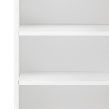 Hängeschrank >Kopenhagen< in Matt Weiß - 40x64x20cm (BxHxT)