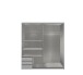 Schwebetürenschrank >Eugenio< in Plankeneiche Graphit - 180x198x64cm (BxHxT)