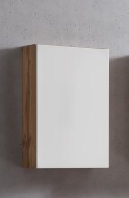 Hängeschrank >Kopenhagen< in Matt Weiß - 40x64x20cm (BxHxT)