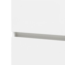 Unterschrank >Kopenhagen< in Matt Weiß - 40x79x35cm (BxHxT)