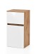 Unterschrank >Kopenhagen< in Matt Weiß - 40x79x35cm (BxHxT)