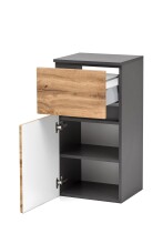 Unterschrank >Kopenhagen< in Wotaneiche - 40x79x35cm (BxHxT)