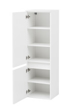 Midischrank >Kopenhagen< in Matt Weiß - 40x130x35cm (BxHxT)