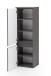 Midischrank >Kopenhagen< in Matt Grau - 40x130x35cm (BxHxT)