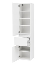 Seitenschrank >Kopenhagen< in Matt Weiß -...