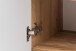 Seitenschrank >Kopenhagen< in Matt Weiß - 40x180x35cm (BxHxT)