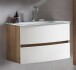 Waschtisch-Set >Kopenhagen< in Matt Weiß - 80x53x49cm (BxHxT)