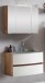 Badezimmer-Set >Kopenhagen< in Matt Weiß - 80x200x49cm (BxHxT)
