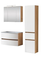 Badezimmer-Set >Kopenhagen< in Matt Weiß -...