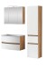 Badezimmer-Set >Kopenhagen< in Matt Weiß - 80x200x49cm (BxHxT)