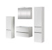 Badezimmer-Set >Kopenhagen< in Matt Weiß - 80x200x49cm (BxHxT)