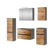 Badezimmer-Set >Kopenhagen< in Wotaneiche -...