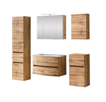 Badezimmer-Set >Kopenhagen< in Wotaneiche -...