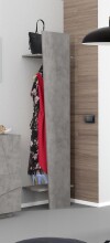 Garderobenpaneel >Viterbo< Beton oder Schiefer oder...
