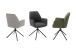 Esszimmerstuhl >Pettau< (2-er Set) in Cappuccino aus Metall - 59x88x63cm (BxHxT)