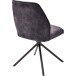Polsterdrehstuhl >Ottawa< (2-er Set) in Anthrazit aus Metall - 52x89x64cm (BxHxT)