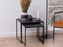 Satztisch >Inverness< in Schwarz matt aus MDF...