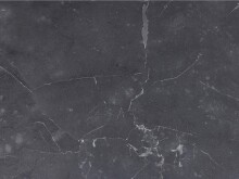 Beistelltisch >Inverness< in Schwarz matt aus MDF Metall - 43x63x35cm (BxHxT)
