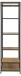 Garderobenständer >Carney< in Wildeiche aus Metall,MDF - 77x165x45cm (BxHxT)