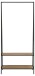 Garderobenständer >Carney< in Wildeiche aus Metall,MDF - 77x165x37cm (BxHxT)