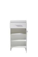 Schuhschrank >Cacak< in Weiß - 58x101,5x35cm...