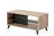 Couchtisch >Uzice< in Grey Oak - 101x47x50cm (BxHxT)