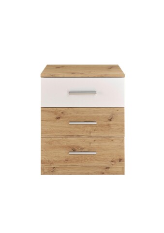 Nachtkommode >Isobel< in Artisan Eiche - 46x56x41cm (BxHxT)
