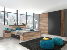 Nachtkommode >Isobel< in Montana Oak - 46x56x41cm (BxHxT)