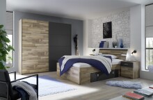 Nachtkommode >Isobel< in Montana Oak - 46x56x41cm (BxHxT)