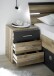Nachtkommode >Isobel< in Montana Oak - 46x56x41cm (BxHxT)