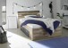 Bett >Isobel< in Montana Oak - 145x97x205cm (BxHxT)