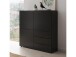 Kommode >Domenico< in Schwarz Perl - 100x101x32cm (BxHxT)