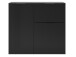 Kommode >Domenico< in Schwarz Perl - 90x80x32cm (BxHxT)